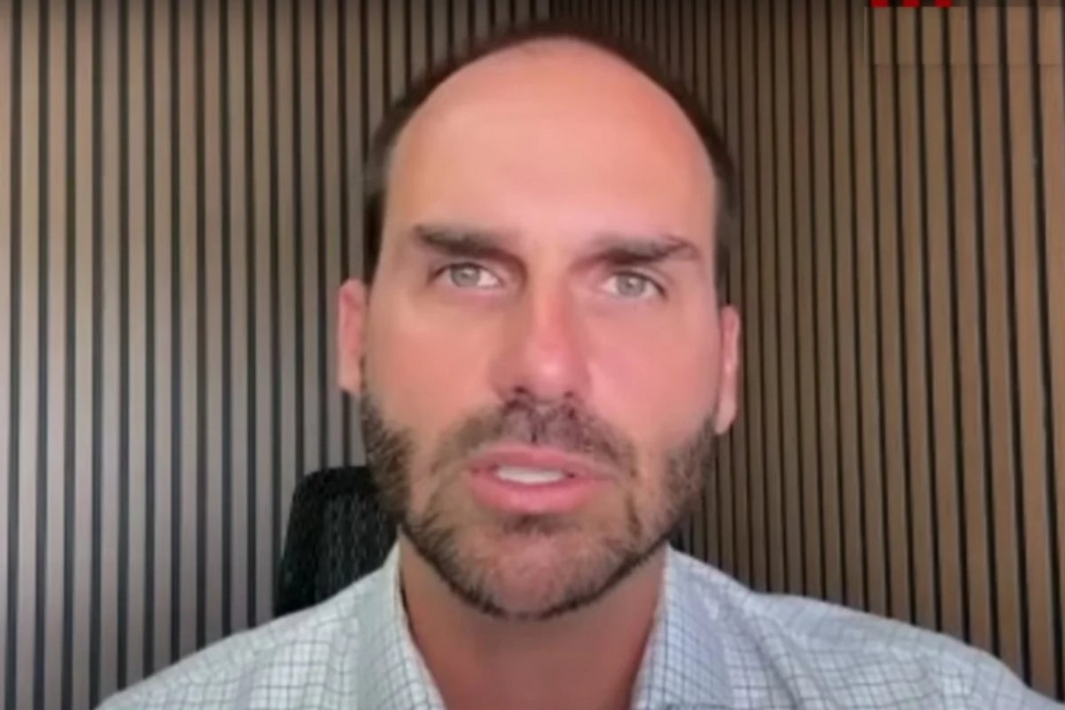 Eduardo Bolsonaro diz que recuo do governo dos EUA sobre as tarifas contra o Brasil tem a ver com inflação norte-americana