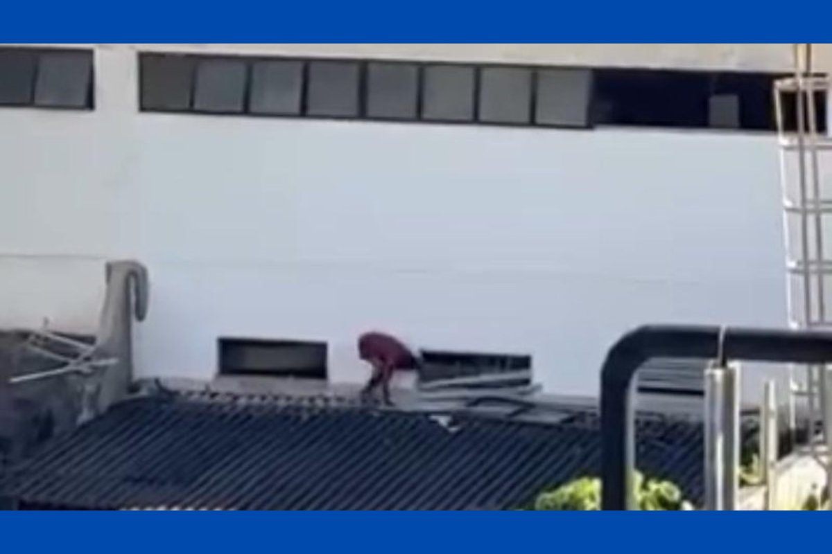 Vídeo: homem é flagrado ao invadir e depredar antiga sede dos Correios em Salvador