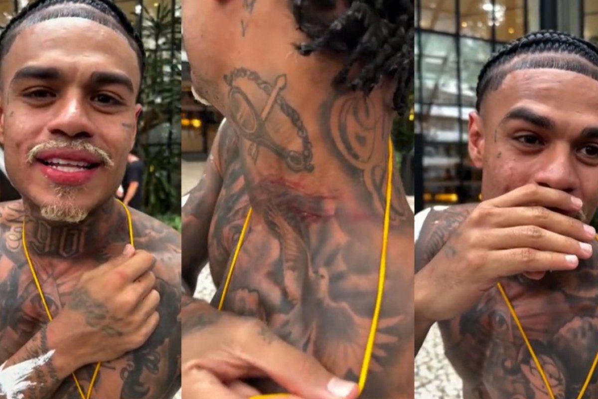 Vídeo: MC Cabelinho sofre tentativa de roubo no Pelourinho, em Salvador: 'Tentaram até levar meu cordão'