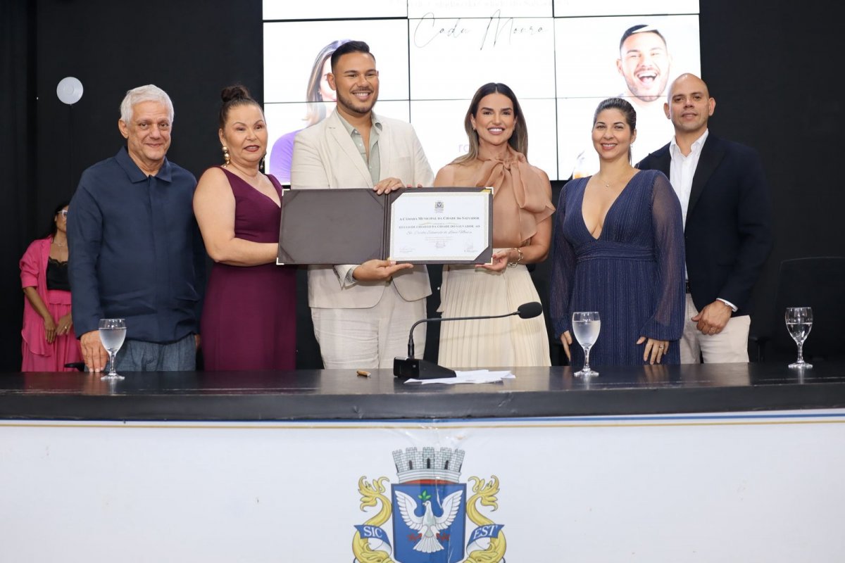 Natural do Recife, Chef Cadu Moura recebe título de cidadão soteropolitano!