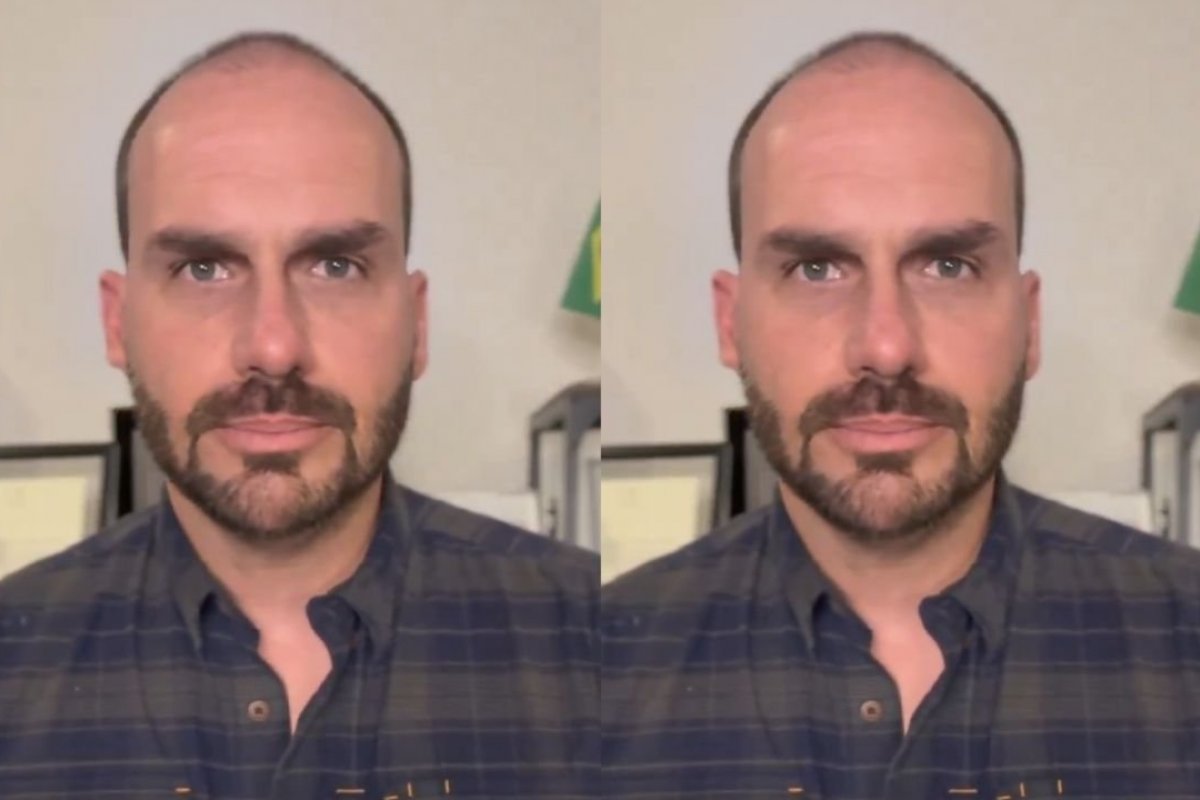 Eduardo Bolsonaro se pronuncia sobre cassação de mandato; veja vídeo