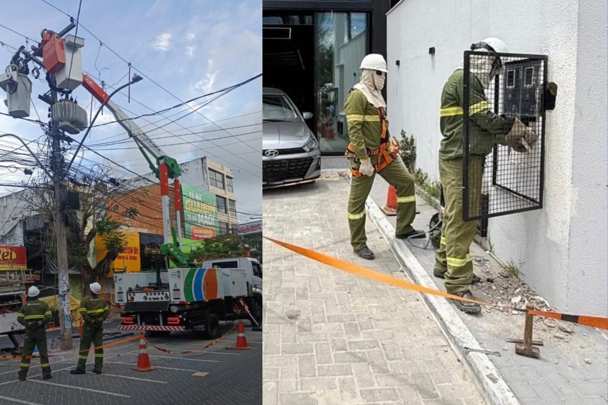 Neoenergia Coelba remove 70 ligações clandestinas em Feira de Santana