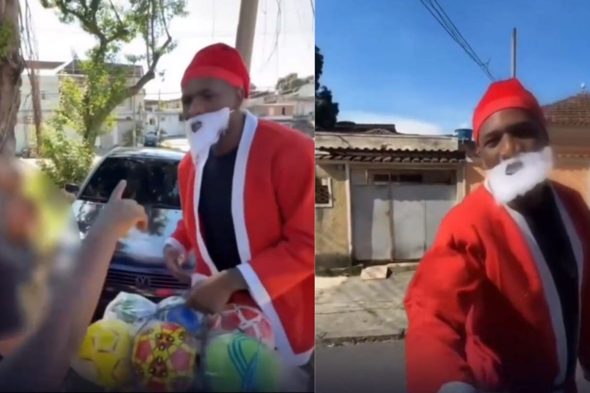 Vídeo: Após ser chamado de Saci, influenciador suspende distribuição de presentes de Natal