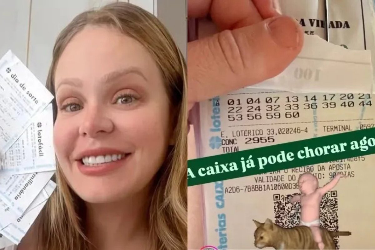  Ex-BBB Paulinha Leite mostra aposta e diz que acertou quina na Mega-Sena