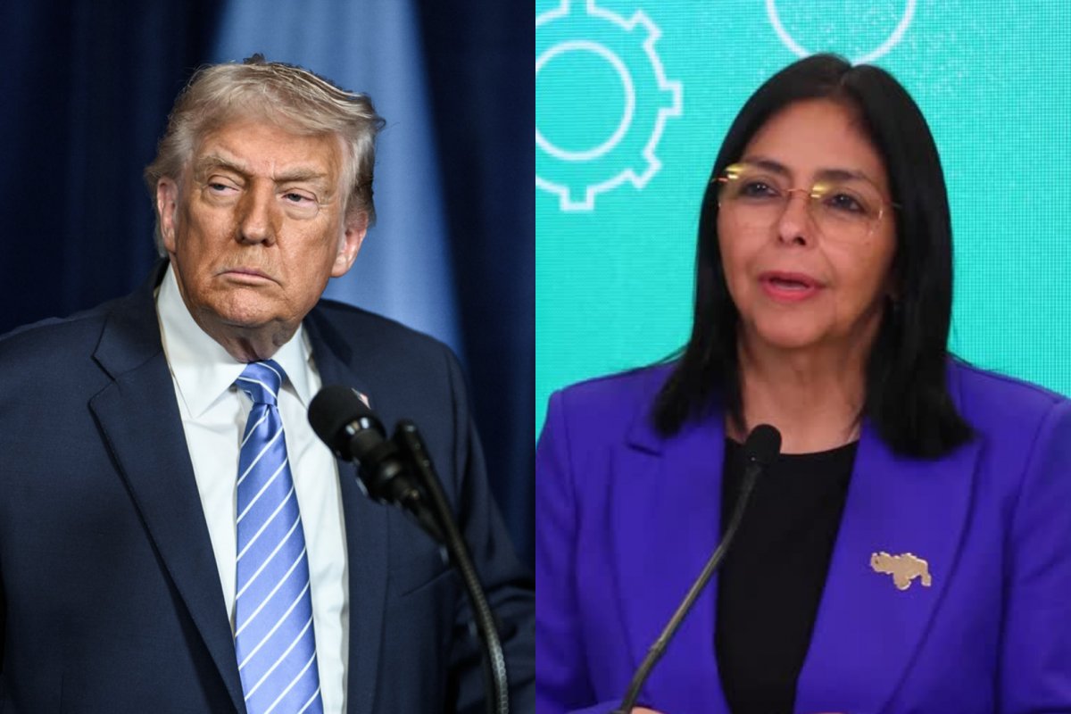 Trump ameaça Delcy Rodríguez após captura de Maduro: "Se ela não fizer o que é certo, vai pagar um preço muito alto"