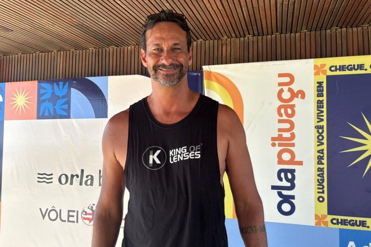 Campeão Olímpico, Ricardo Santos volta a Salvador e compartilha experiência em clínica de vôlei de praia 