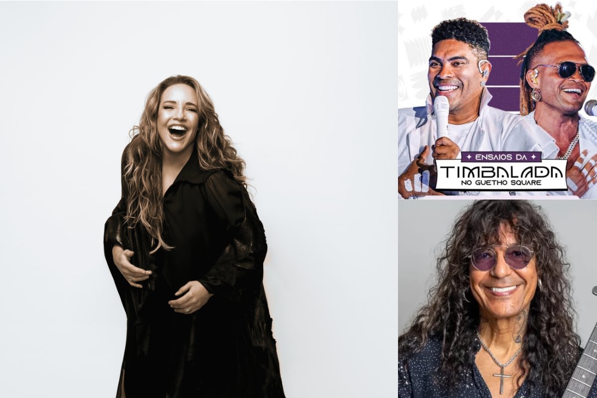 Show de Ana Carolina, Timbalada e Luiz Caldas: confira a agenda cultural deste fim de semana
