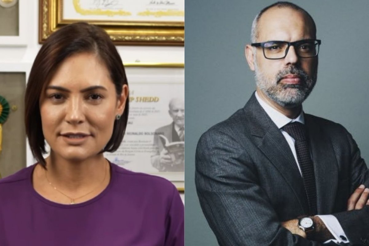 Michelle Bolsonaro chama Allan dos Santos de “Allan dos demônios” após curtida em post sobre Tarcísio