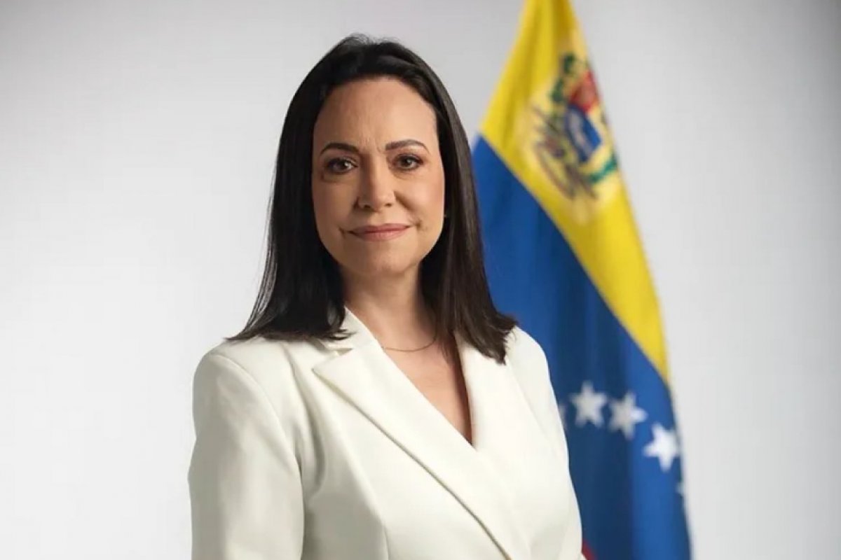 Opositora venezuelana María Corina Machado se reúne com Trump na Casa Branca