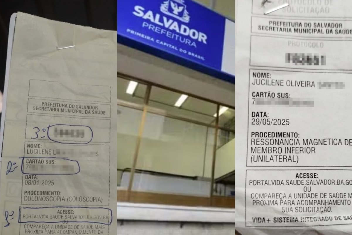Pacientes relatam espera de mais de um ano para agendar exames no sistema de saúde da Prefeitura de Salvador 
