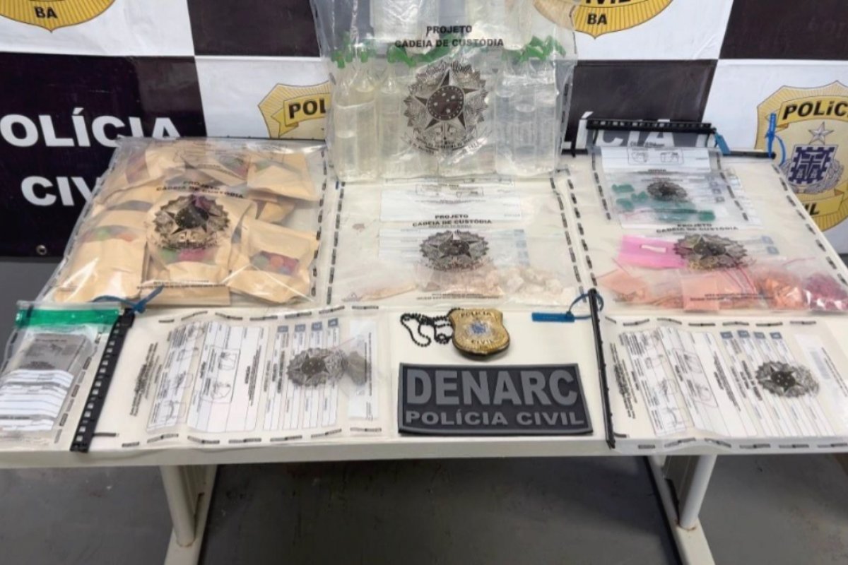 Homem é preso com drogas escondidas em jujubas para comercialização durante o Carnaval de Salvador