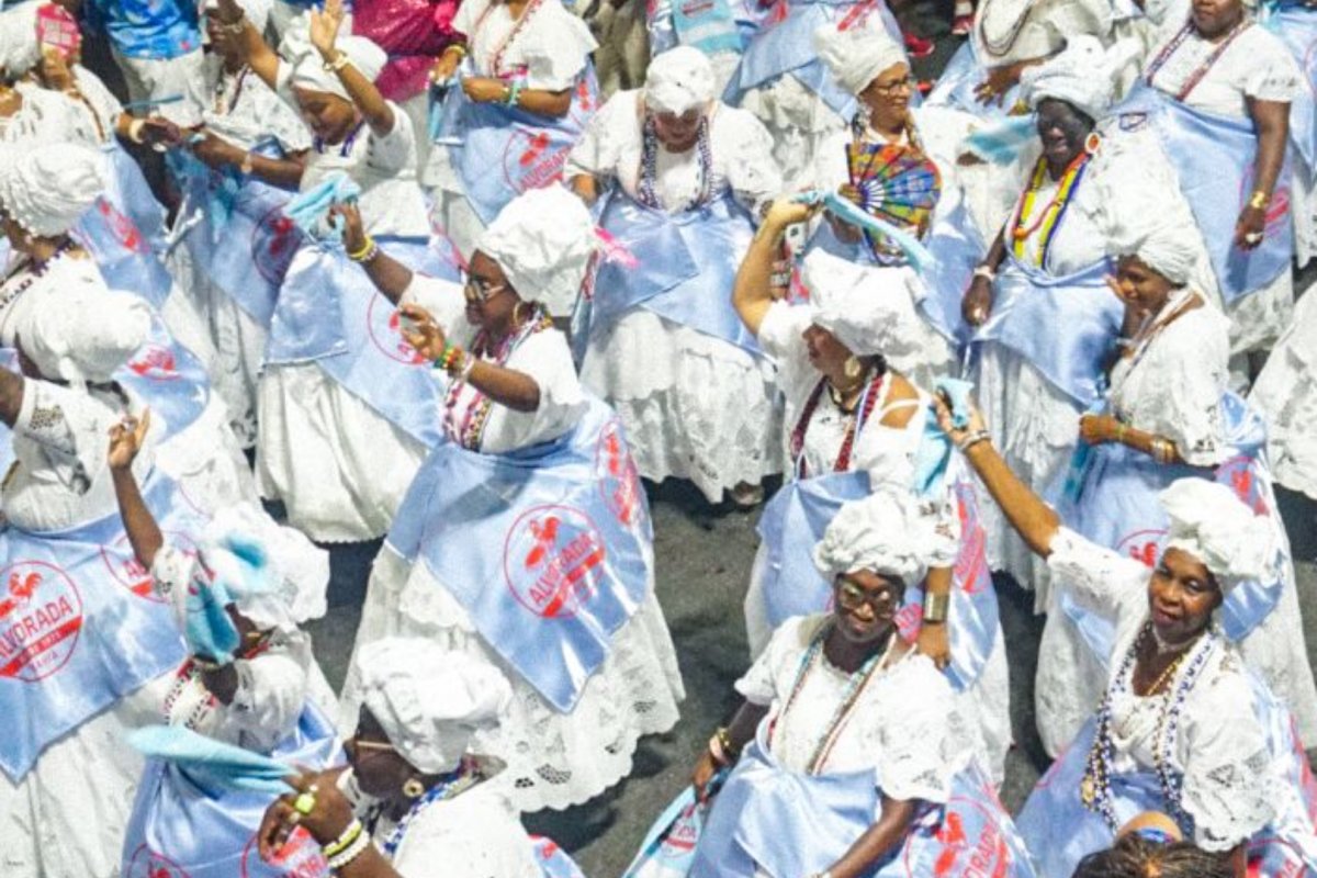 Com homenagem a Nengua Guanguacese, Bloco Alvorada celebra resistência no Carnaval de Salvador
