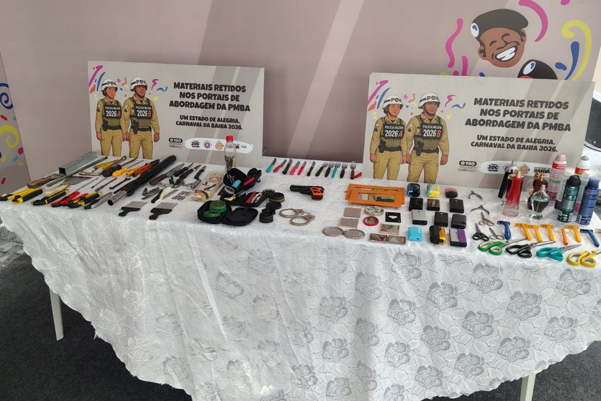 Dezenas de vapes são apreendidos nos portais de abordagem do Carnaval de Salvador 