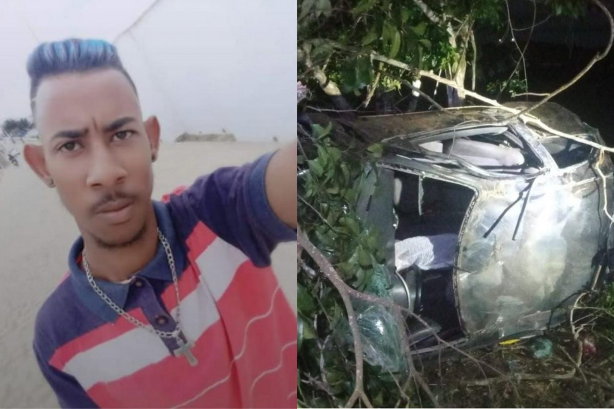 Homem morre após carro em que estava capotar na BA-545, na Bahia