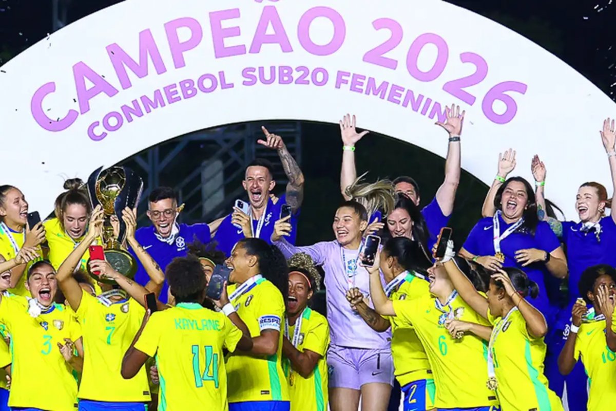 Seleção Brasileira Feminina Sub-20 vence Campeonato Sul-Americano