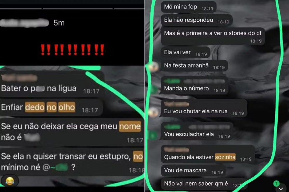 Estudante de Educação Física é afastado de universidade após ameaçar estuprar colega