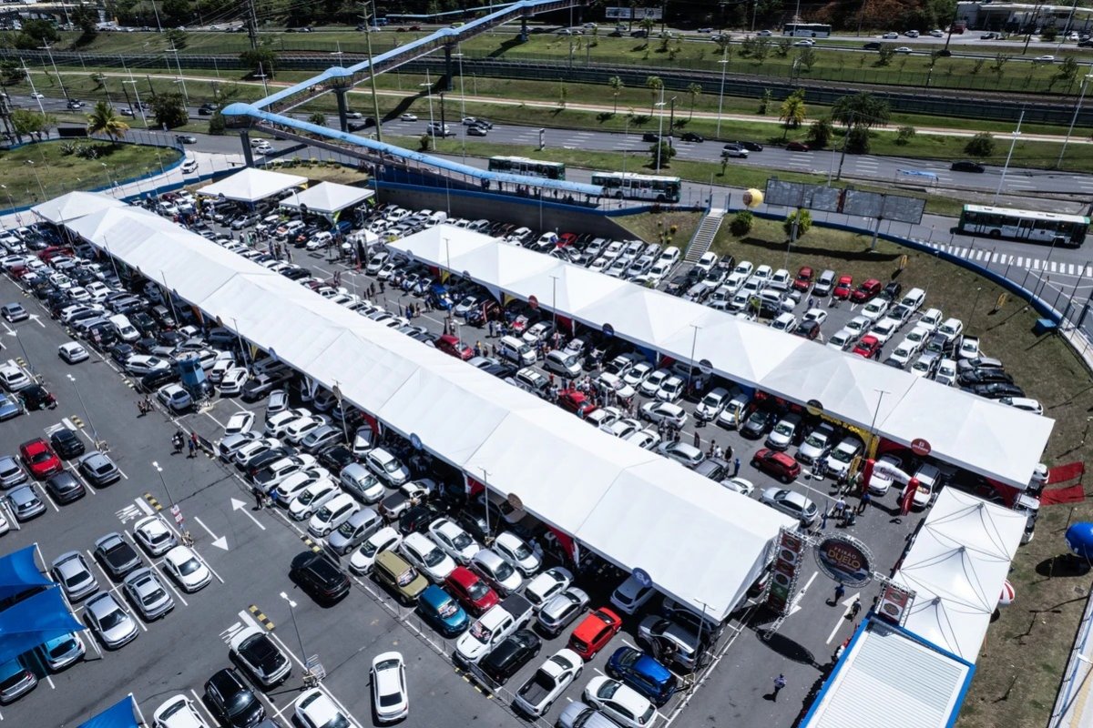 Feirão de seminovos em Salvador oferece entrada zero e crédito 0,99%