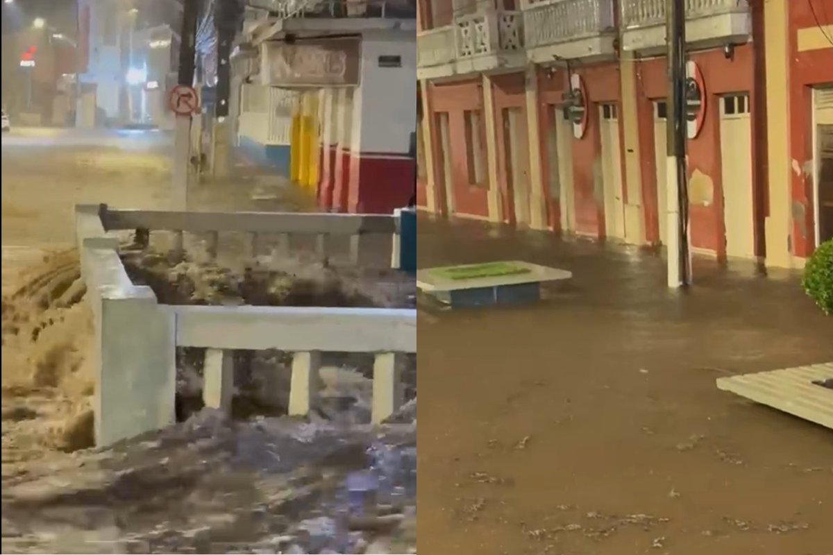 Vídeo: Chuva causa alagamentos e desabamentos em Jacobina 