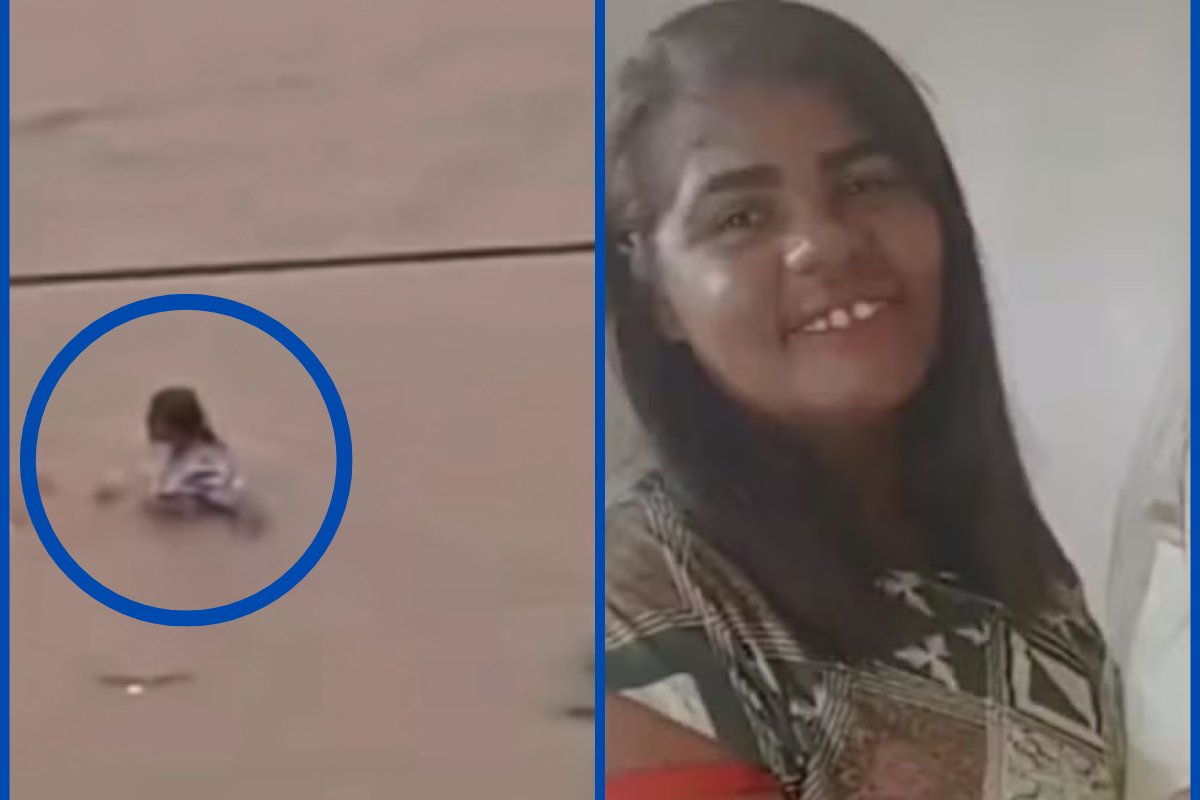Vídeo: mulher desaparece após ser arrastada por enxurrada durante forte chuva em Vitória da Conquista