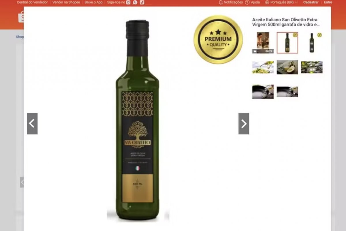 Governo federal proíbe venda da marca de azeite San Olivetto após origem desconhecida  