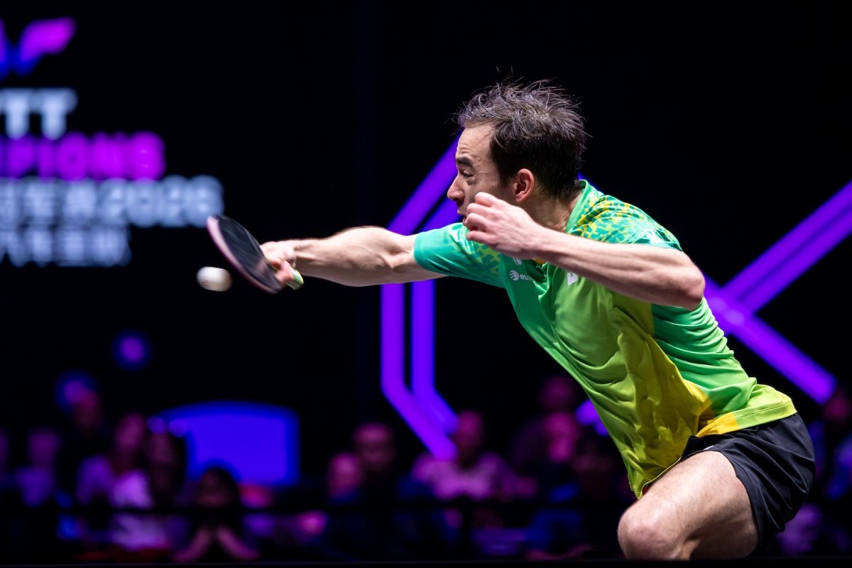 Hugo Calderano volta ao top 3 do ranking mundial de tênis de mesa