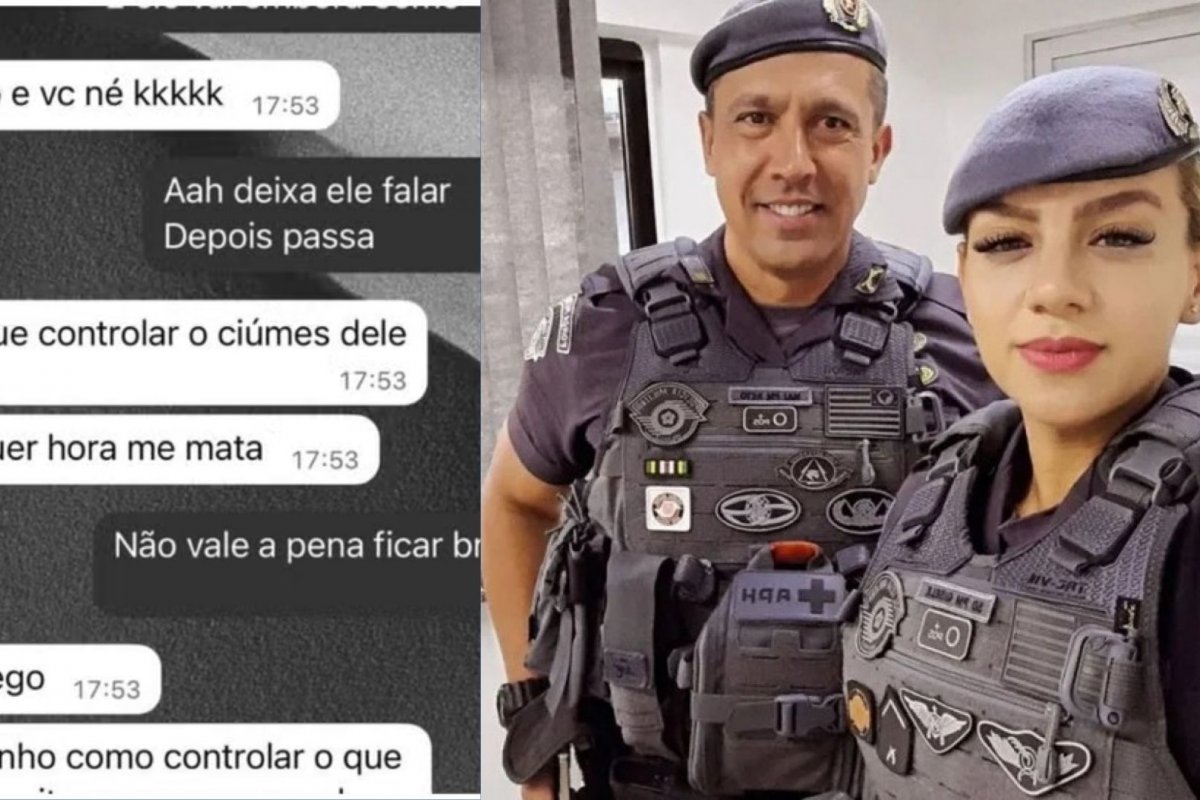 PM morta pelo marido trocou mensagens com amiga sobre ciúmes do companheiro : “Qualquer hora me mata”