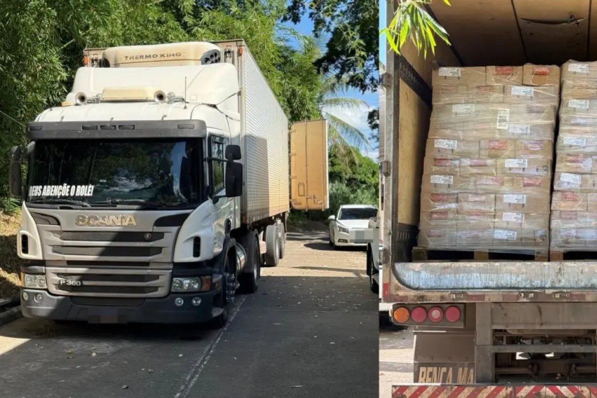 Caminhão com 25 toneladas de salsicha vencida é apreendido na Bahia