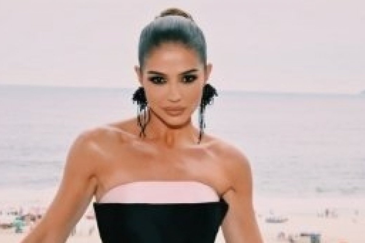 Thássia Naves veste Reinaldo Lourenço para primeiro Tribute Gala do Golden Globes no Brasil!