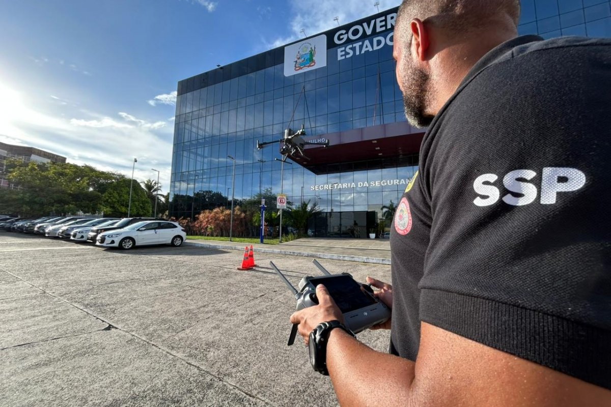 Segurança Pública anuncia lançamento de novos superdrones para combater crime organizado