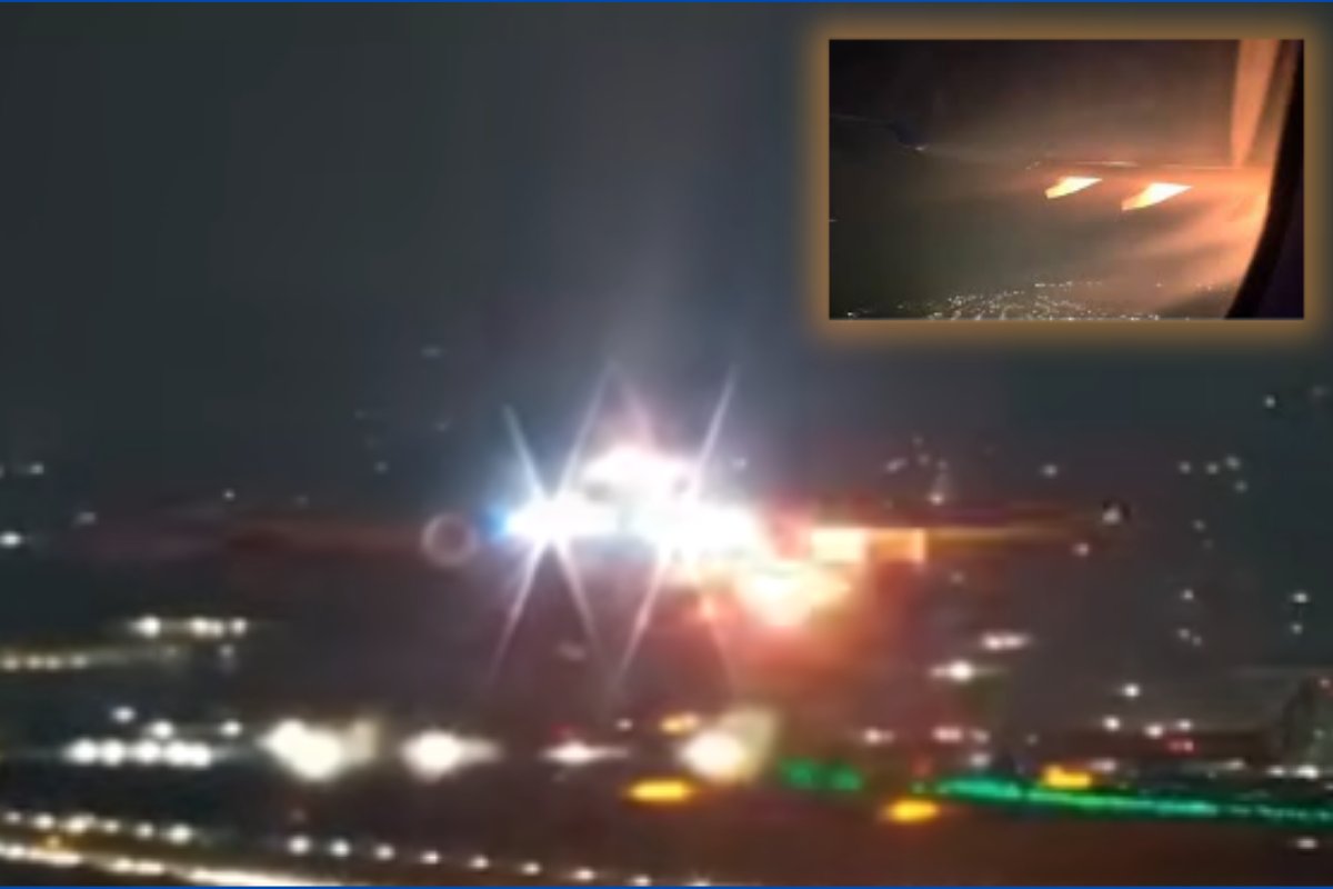Vídeo: avião faz pouso de emergência no Aeroporto de Guarulhos após explosão de motor