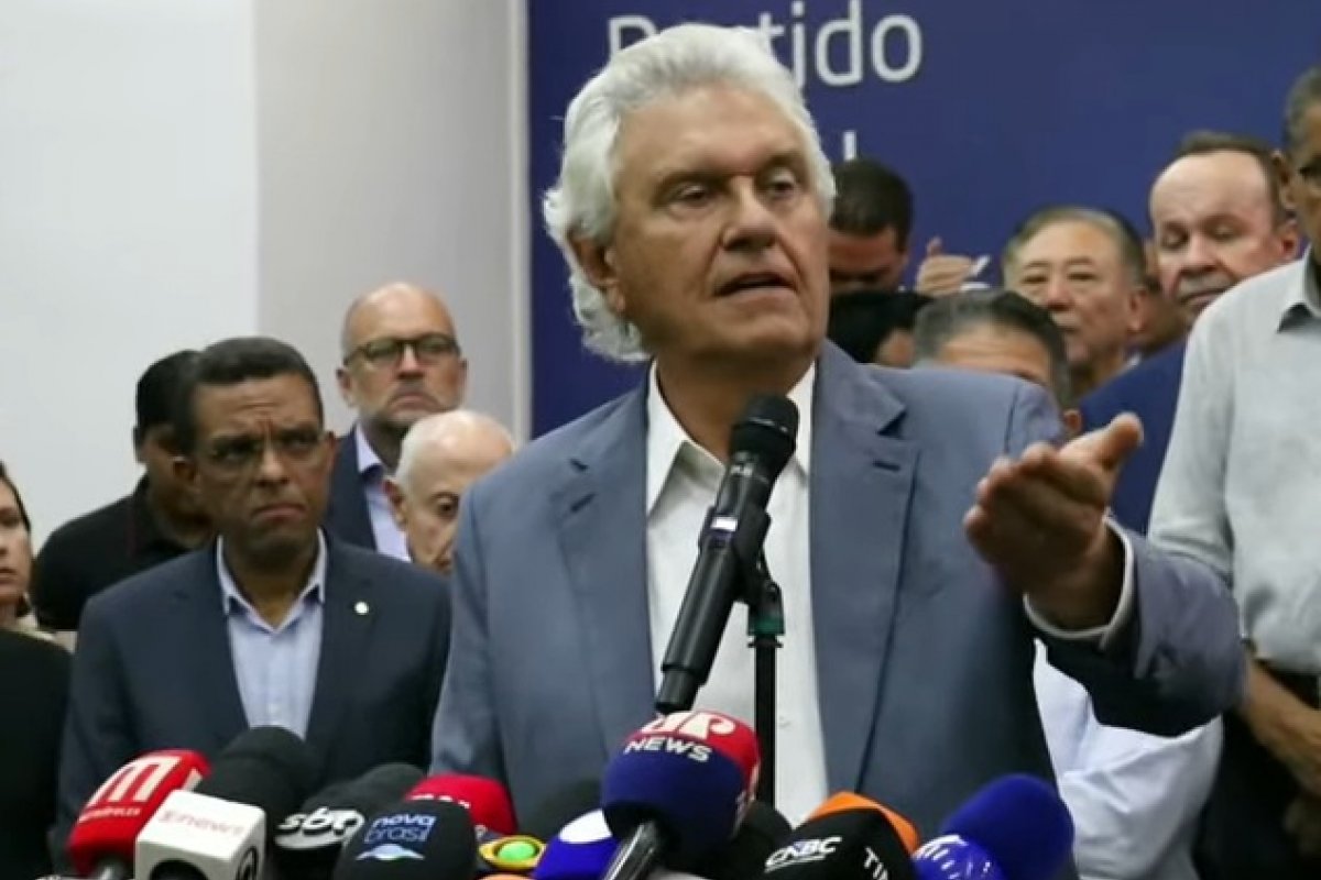 Vídeo: Em primeiro discurso como pré-candidato à Presidência, Caiado promete anistiar Bolsonaro 