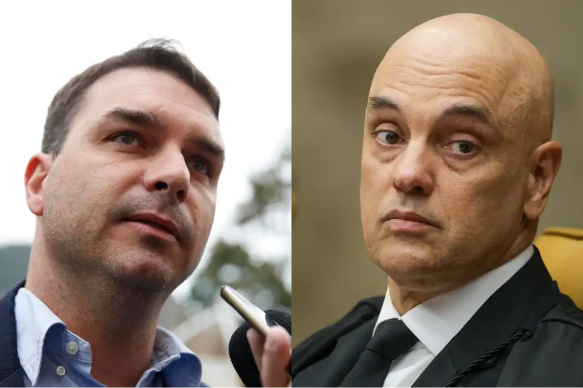 Moraes determina que a PF investigue se Flávio Bolsonaro cometeu crime contra Lula 
