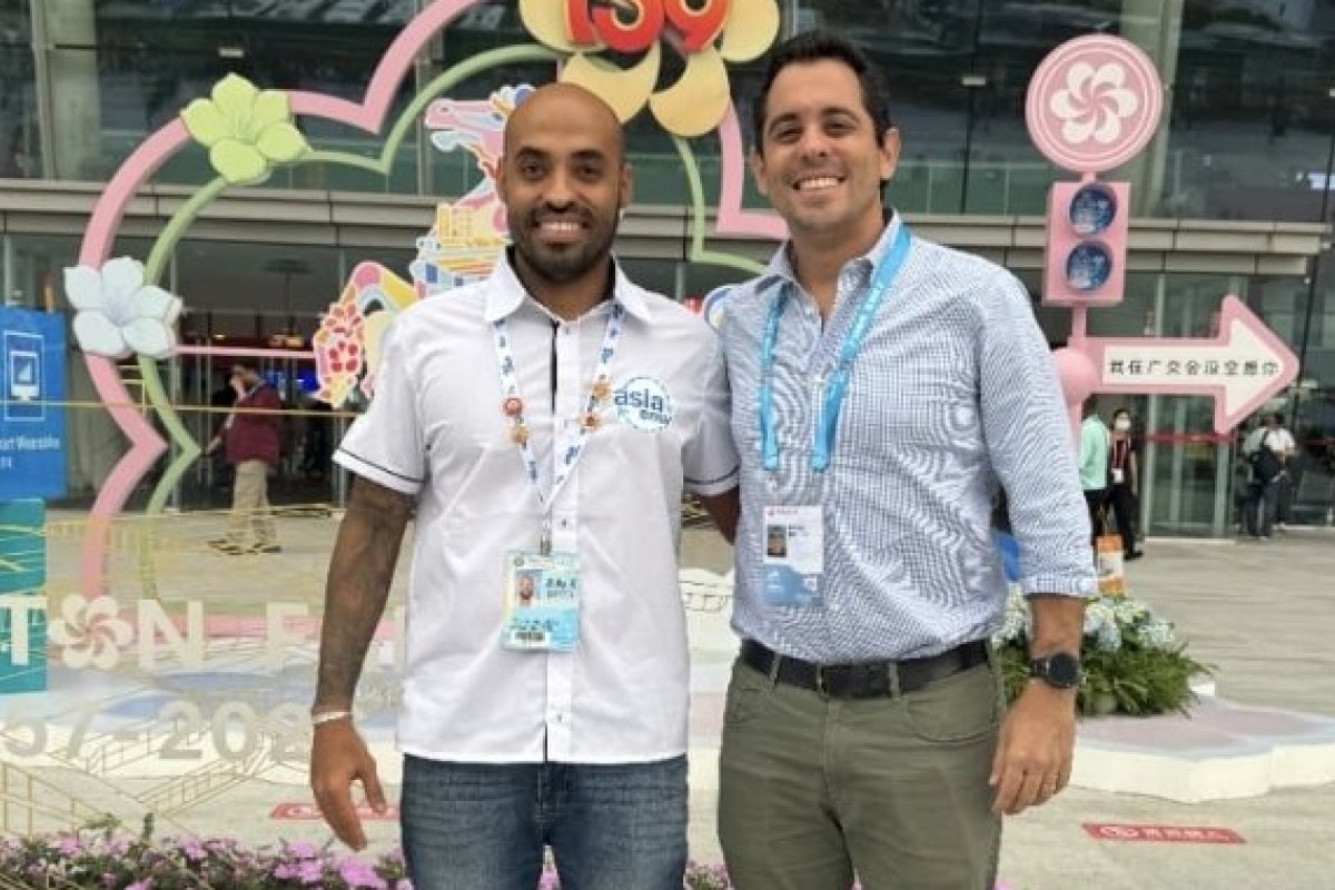 Bruno Brandão representa o grupo baiano na maior feira multissetorial do mundo!