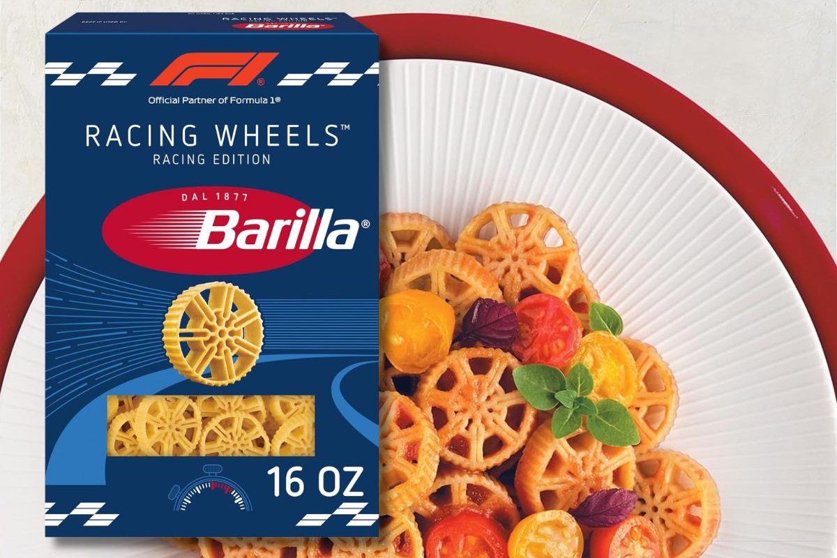 Barilla lança massa com formato da roda de um Fórmula 1