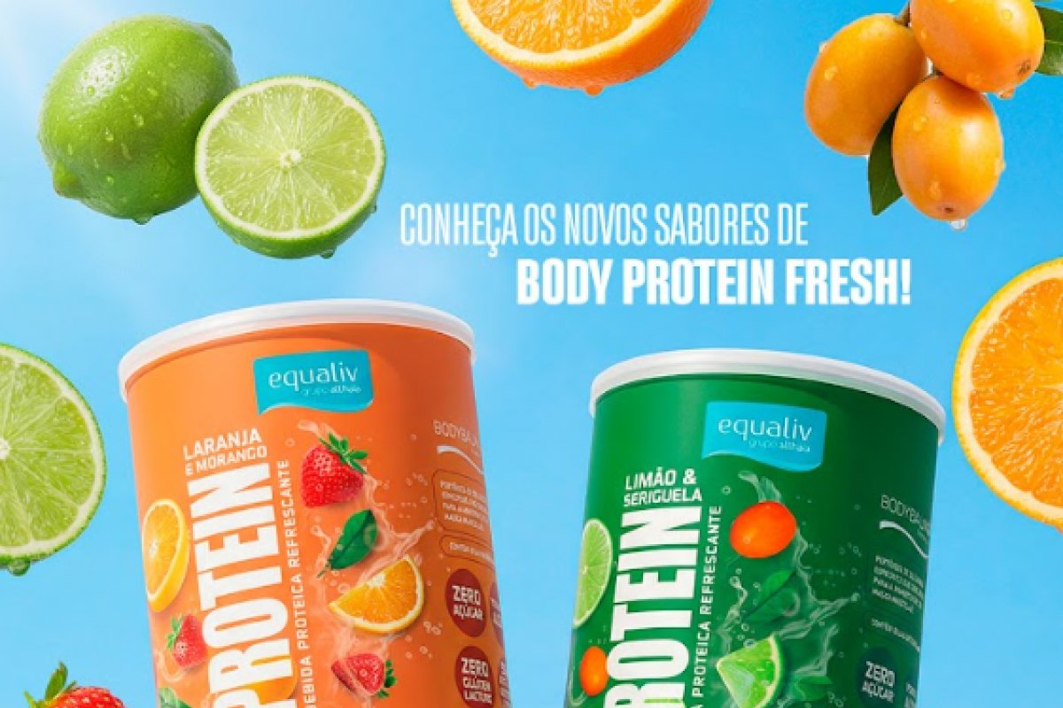 Equaliv lança novos sabores da linha Body Protein Fresh! 