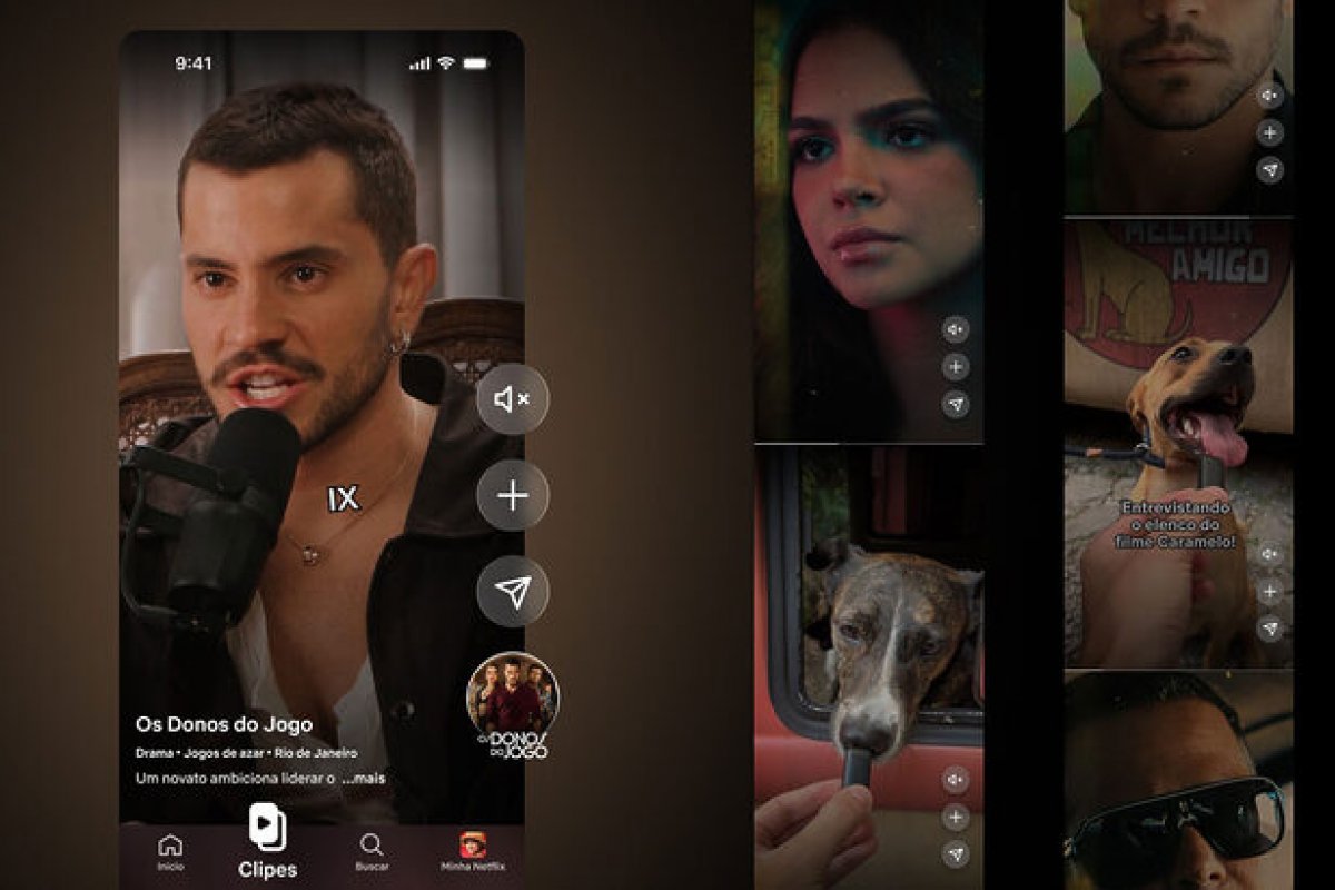 Netflix aposta em feed vertical de vídeos curtos e navegação simplificada! 