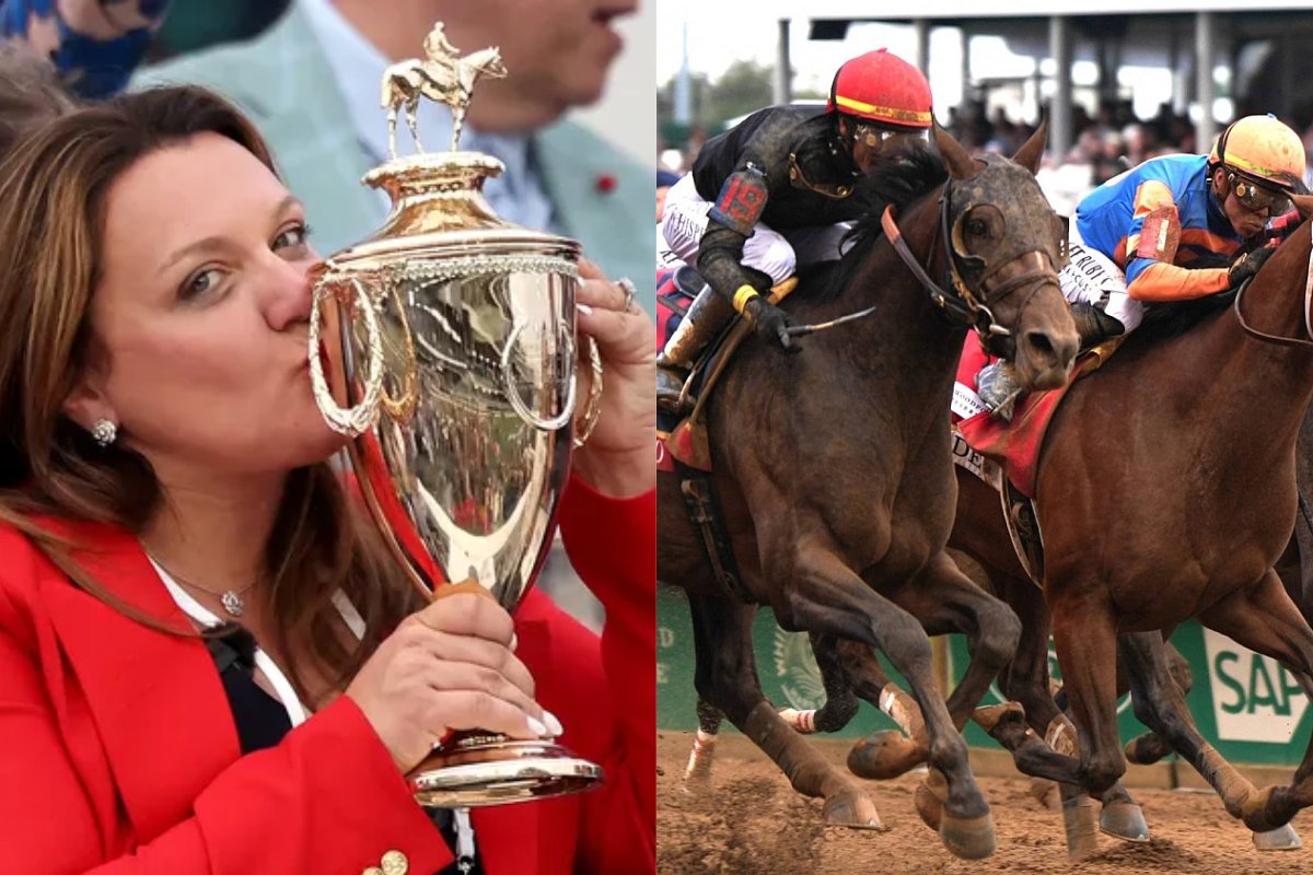 Vídeo: Cherie DeVaux faz história e se torna a primeira mulher a vencer o Kentucky Derby