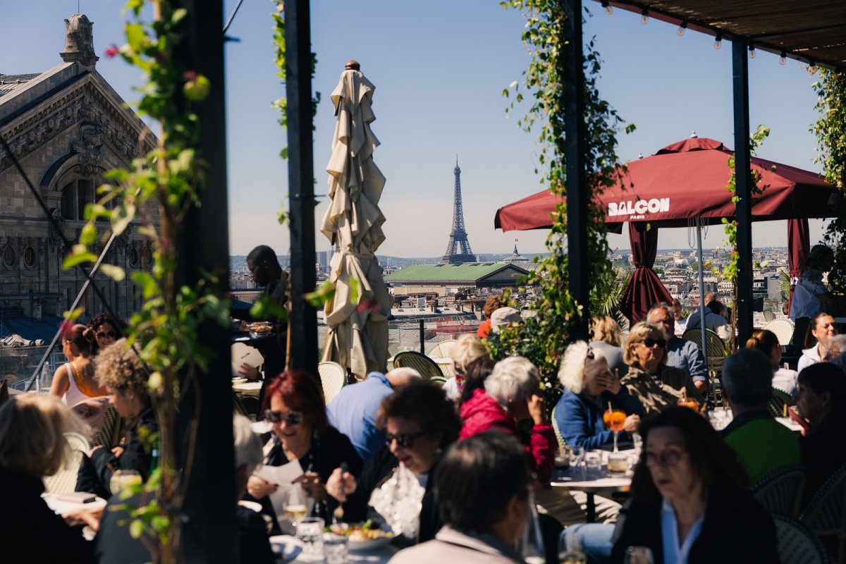 Chef Julien Sebbag inaugura o Balcon, novo restaurante localizado no rooftop da Galeries Lafayette Paris Hausmann!