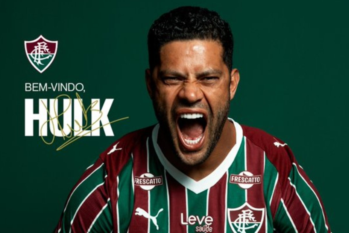 Fluminense anuncia a contratação do atacante Hulk