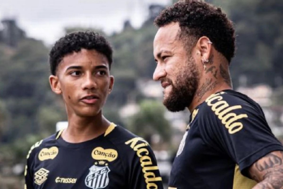 Irritados um com o outro, Robinho Jr. e Neymar dizem que 'está tudo resolvido'