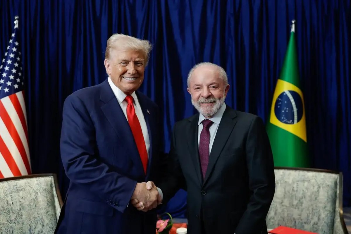 Comércio e crime organizado serão temas da reunião entre Lula e Trump