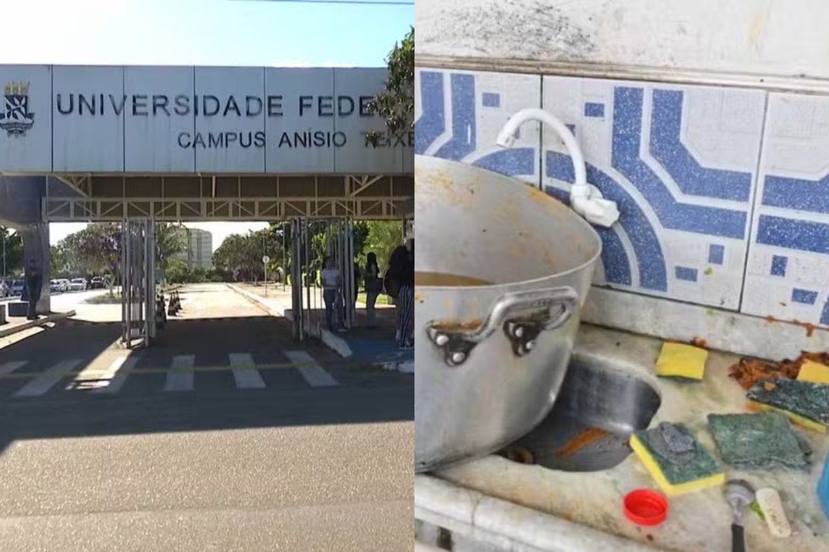 Quase 100 estudantes passam mal após almoçarem em restaurante de universidade federal da Bahia; cozinha industrial é interditada 