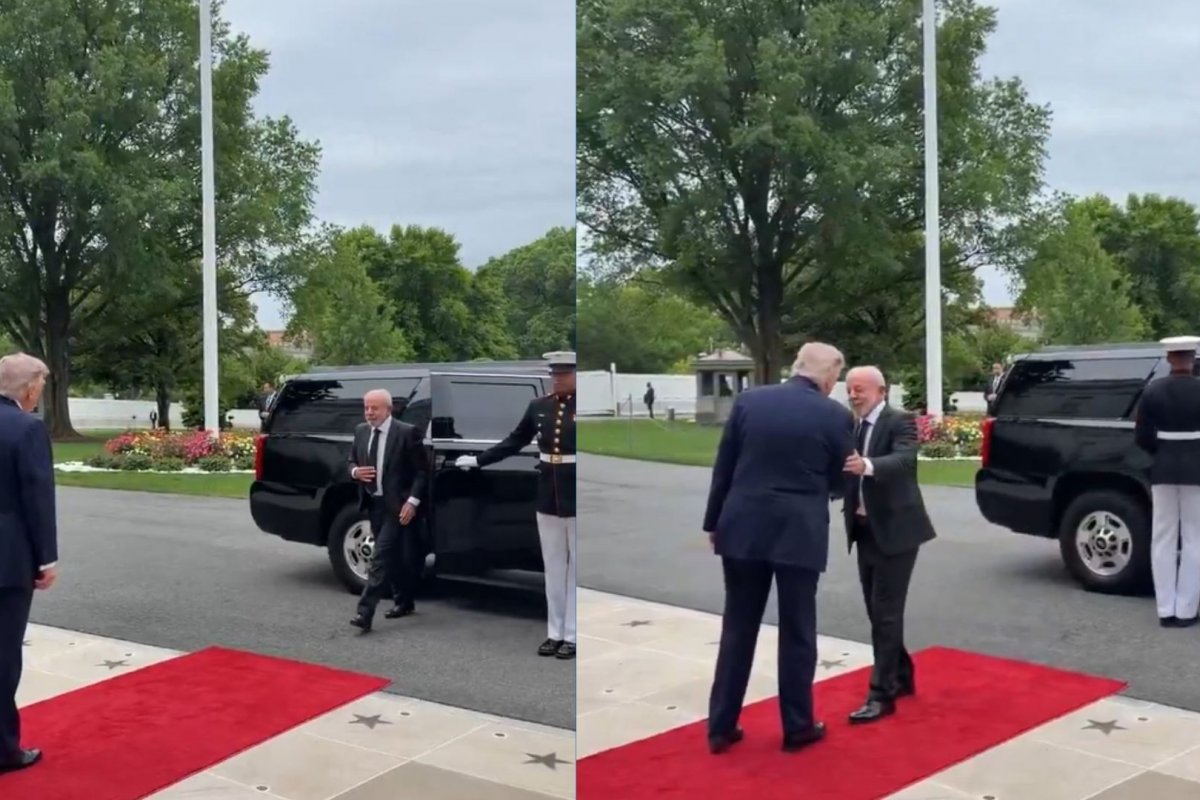 Vídeo: Donald Trump recebe Lula na Casa Branca para reunião nesta quinta-feira (7)