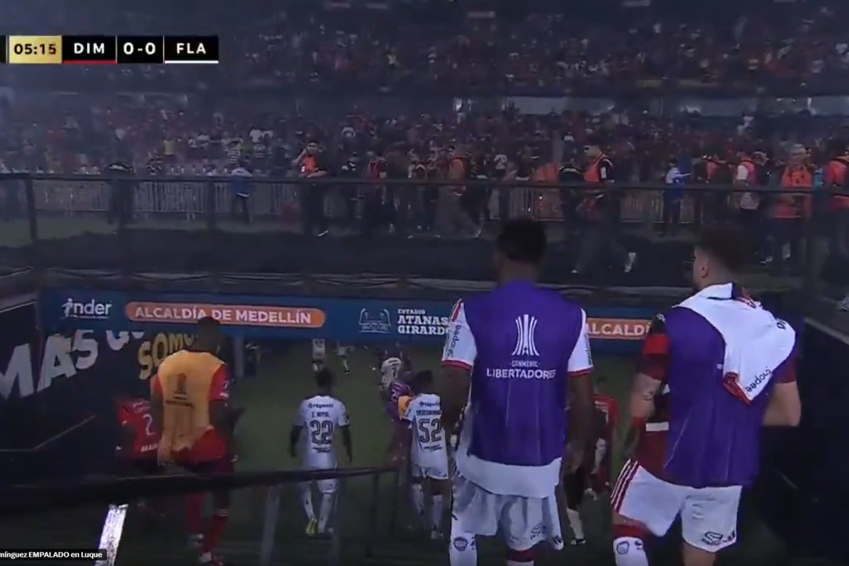 Jogo do Flamengo na Libertadores é cancelado por atos de vandalismo