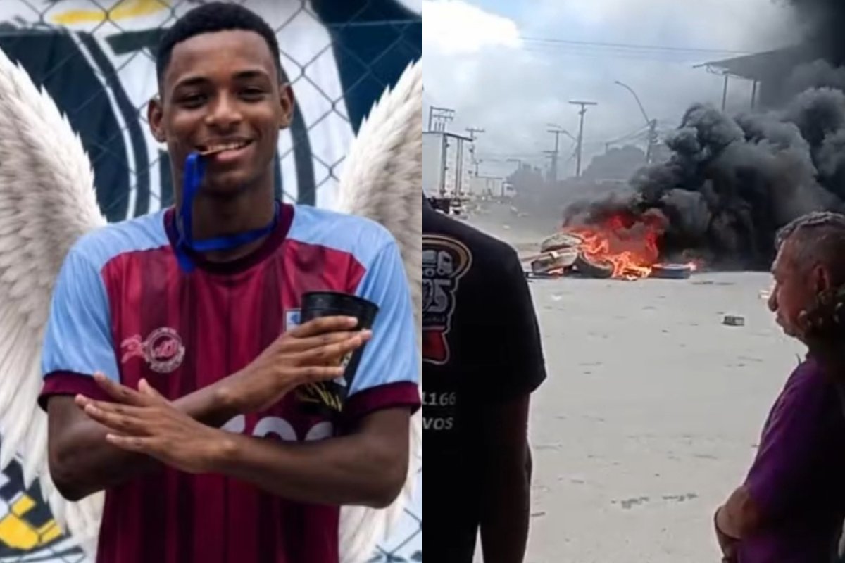 Vídeo: Moradores do Valéria protestam por morte de jovem de 19 anos durante operação policial 