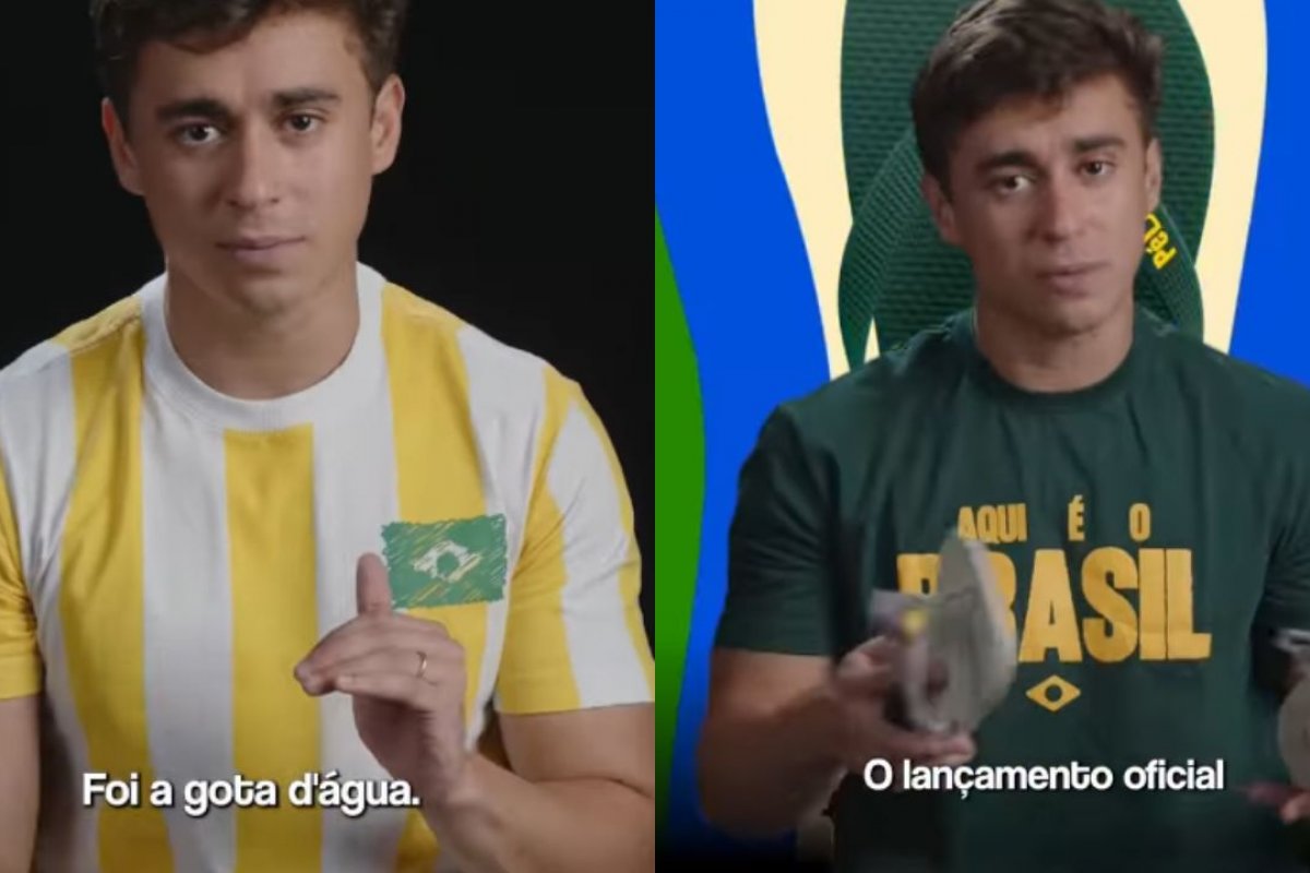 Vídeo: Nikolas Ferreira anuncia lançamento da marca de sandálias 'Pé Direito' após polêmica envolvendo Havaianas