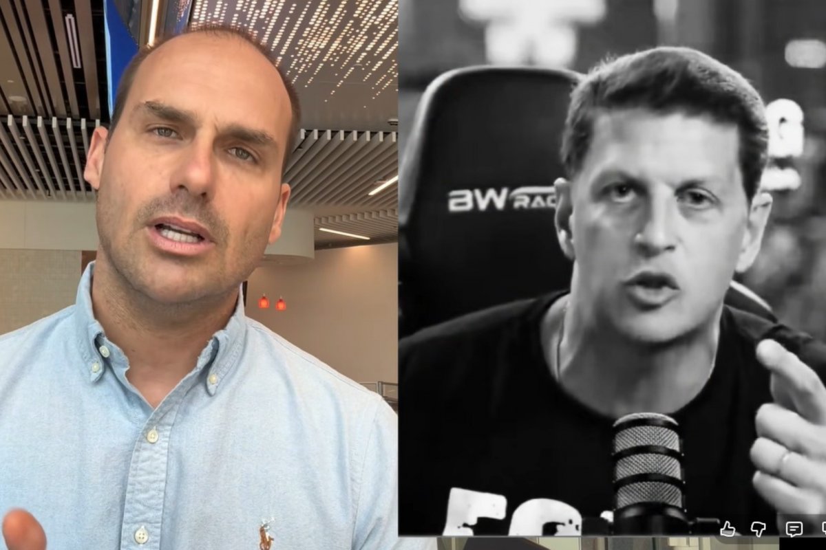 Vídeo: Eduardo Bolsonaro rebate acusações de Salles e dispara: "Você não tem moral para falar de mim"