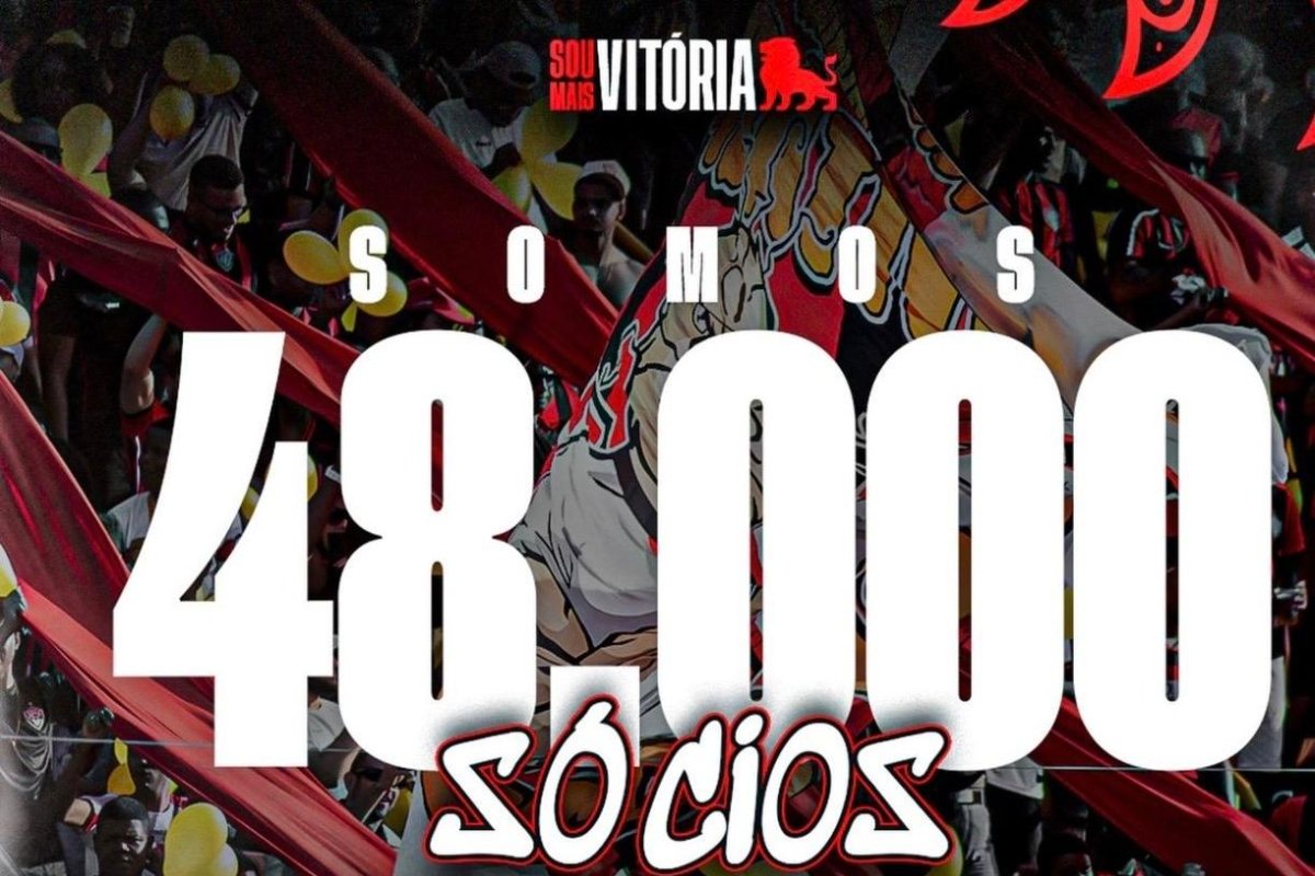 Vitória alcança marca histórica de 48 mil sócios e lança campanha rumo aos 50 mil