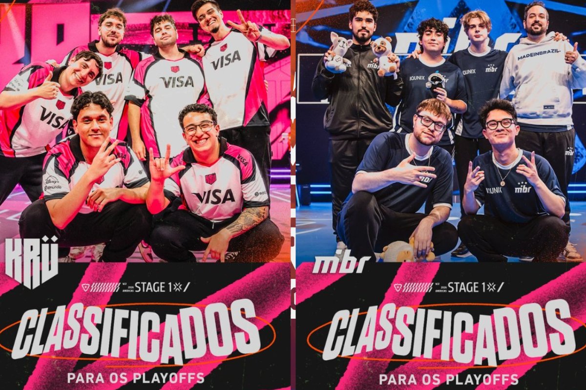 VCT AMERICAS: MIBR e KRÜ estreiam Playoffs na semifinal da chave superior