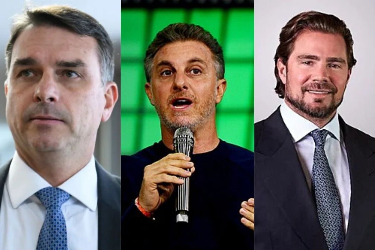 Vídeo: Flávio Bolsonaro expõe Luciano Huck e cala jornalistas da Globo